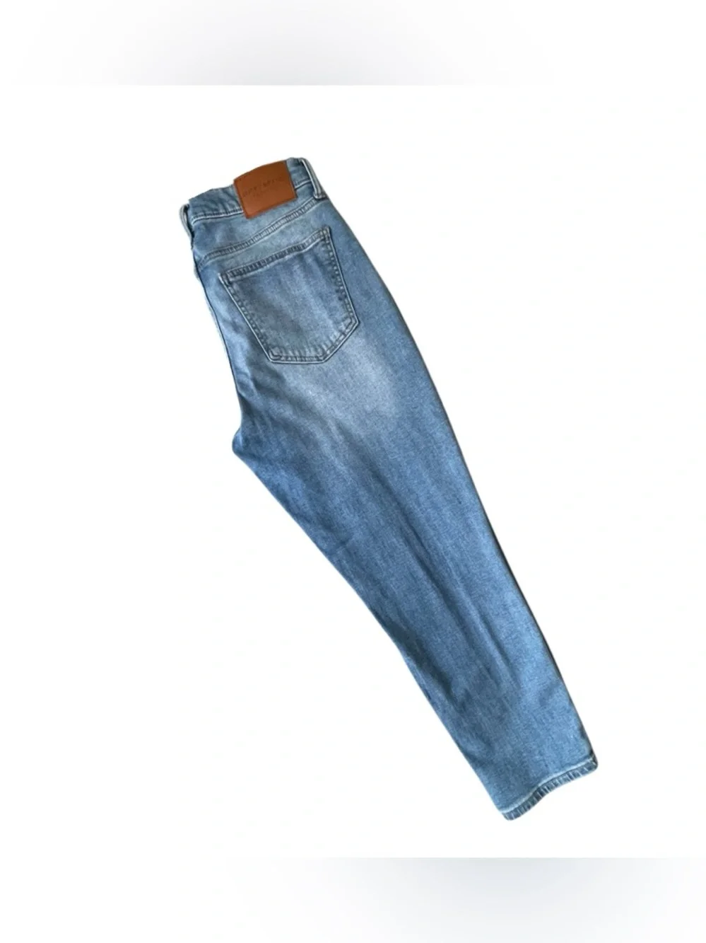 Lucky Brand Women's Size 12 Midi Rise Straight Leg Jeans Light Blue - Picture 4 of 16